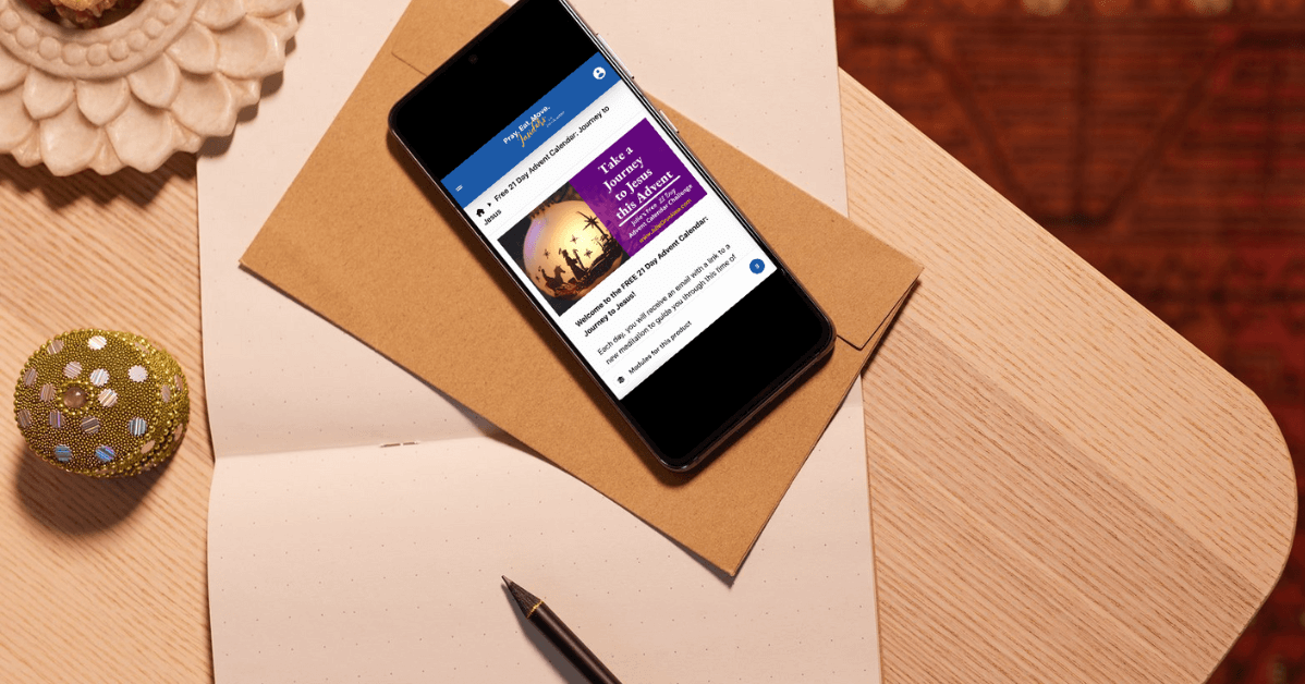 Phone with headphones